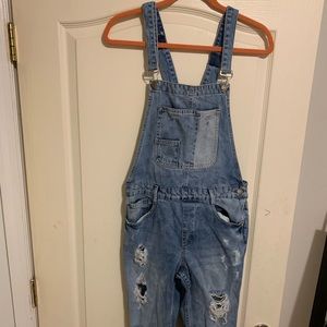 Zara Denim Overalls